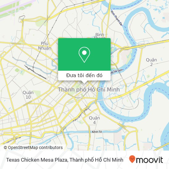 Bản đồ Texas Chicken Mesa Plaza