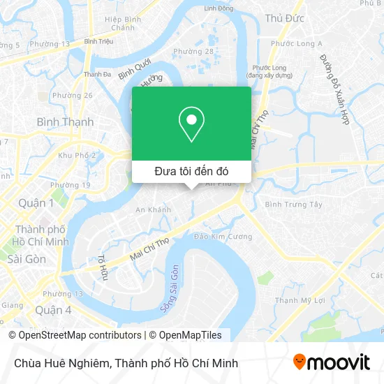 Bản đồ Chùa Huê Nghiêm