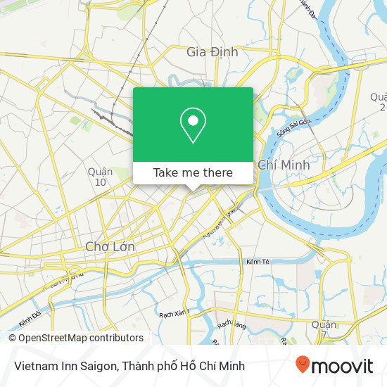 Bản đồ Vietnam Inn Saigon