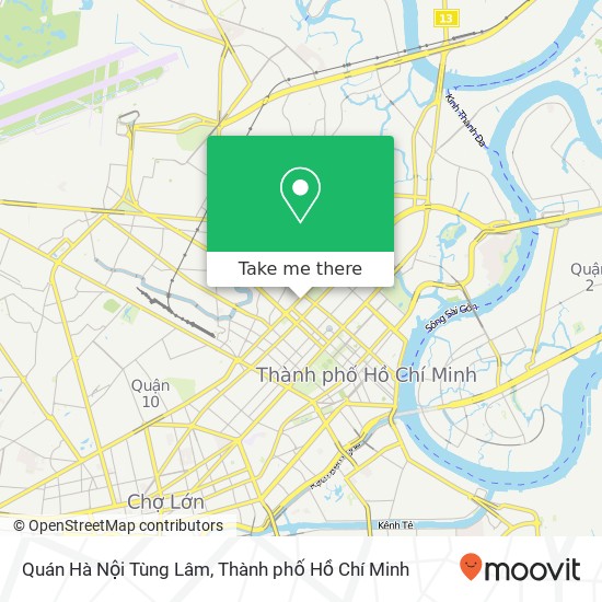 Bản đồ Quán Hà Nội Tùng Lâm