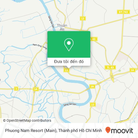 Bản đồ Phuong Nam Resort (Main)