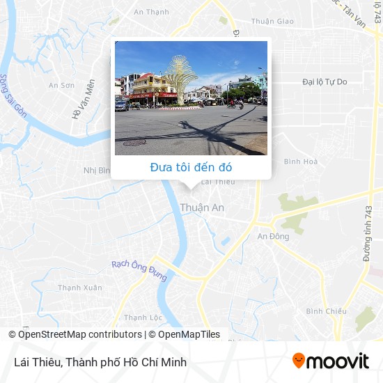 Bản đồ Lái Thiêu