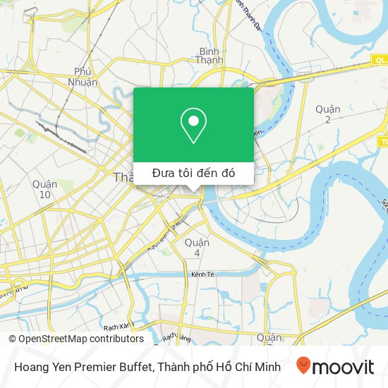 Bản đồ Hoang Yen Premier Buffet