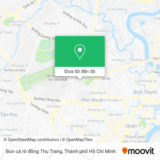 Bản đồ Bún cá rô đồng Thu Trang