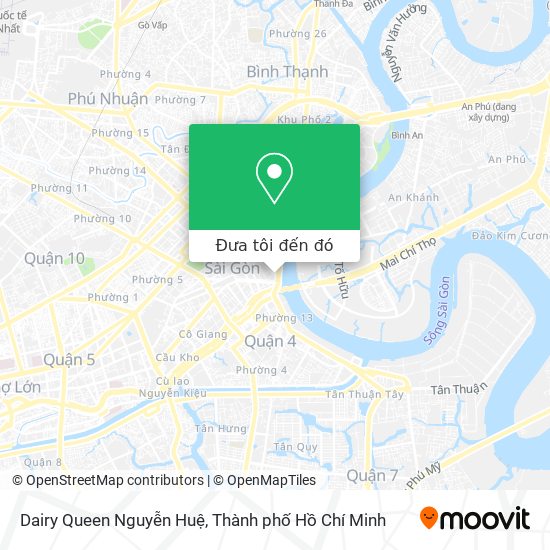 Bản đồ Dairy Queen Nguyễn Huệ