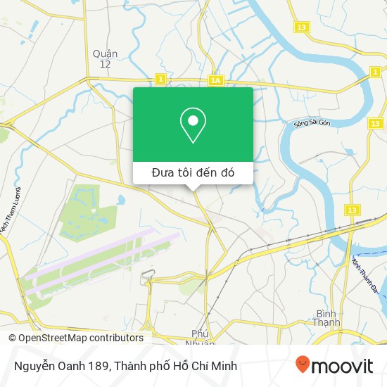 Bản đồ Nguyễn Oanh 189