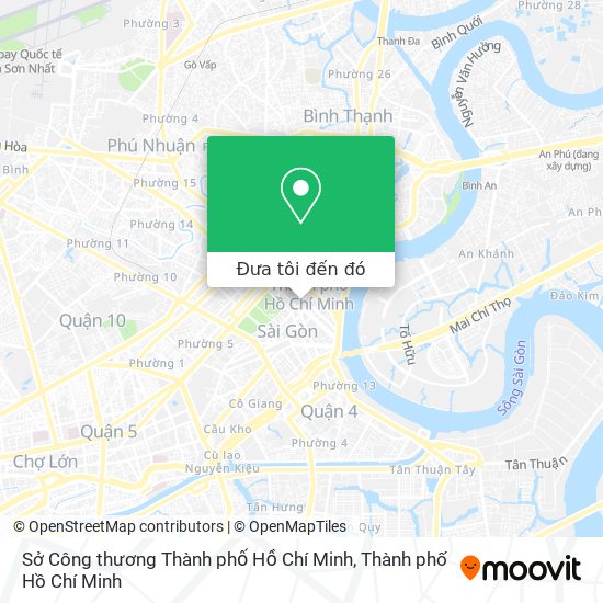 Bản đồ Sở Công thương Thành phố Hồ Chí Minh