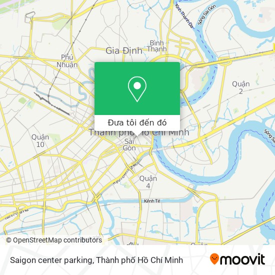 Bản đồ Saigon center parking