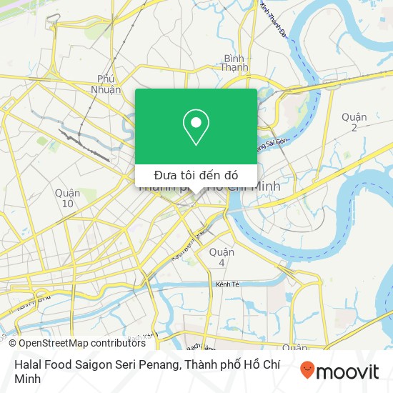 Bản đồ Halal Food Saigon Seri Penang