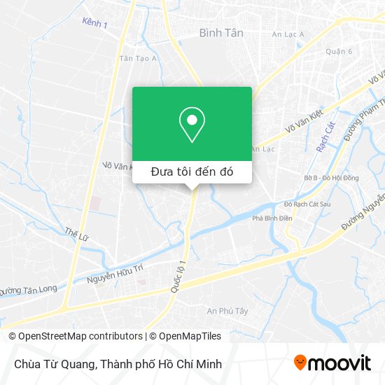 Bản đồ Chùa Từ Quang