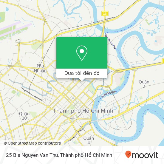 Bản đồ 25 Bis Nguyen Van Thu