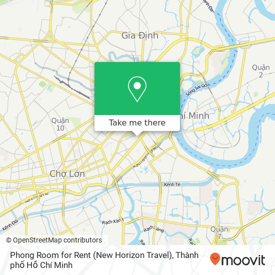 Bản đồ Phong Room for Rent (New Horizon Travel)