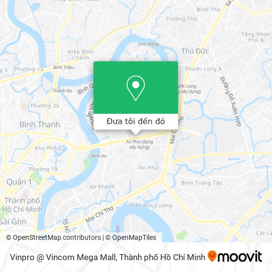 Bản đồ Vinpro @ Vincom Mega Mall