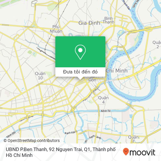 Bản đồ UBND P.Ben Thanh, 92 Nguyen Trai, Q1