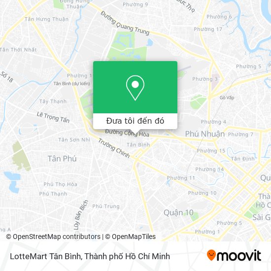 Bản đồ LotteMart Tân Bình