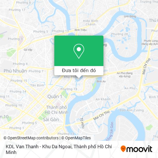 Bản đồ KDL Van Thanh - Khu Da Ngoai