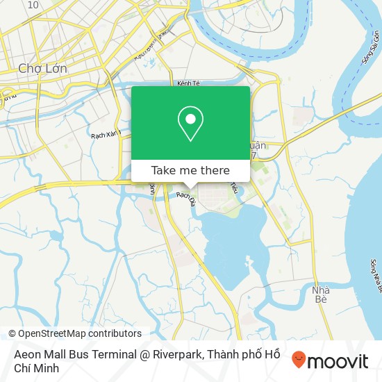Bản đồ Aeon Mall Bus Terminal @ Riverpark