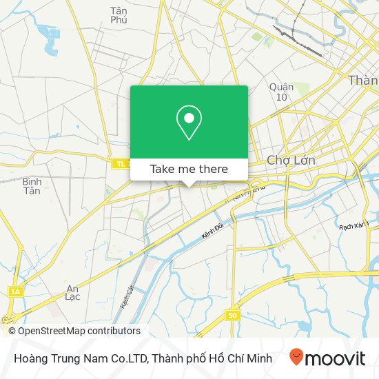 Bản đồ Hoàng Trung Nam Co.LTD