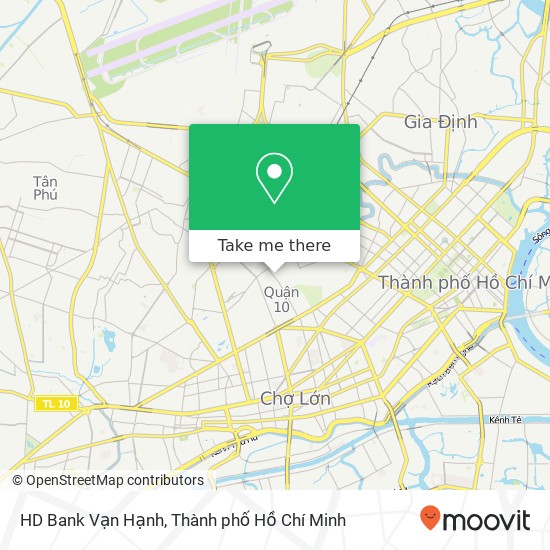 Bản đồ HD Bank Vạn Hạnh