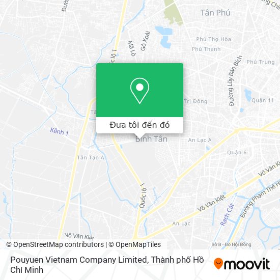 Bản đồ Pouyuen Vietnam Company Limited