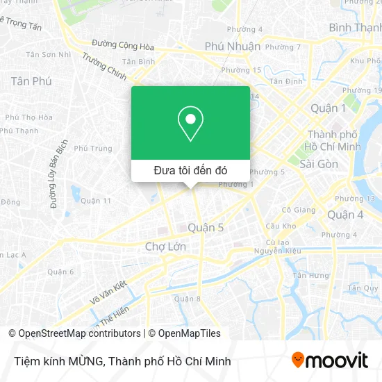 Bản đồ Tiệm kính MỪNG
