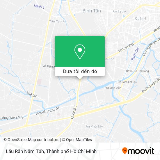 Bản đồ Lẩu Rắn Năm Tấn