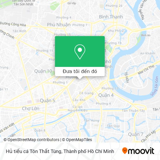 Bản đồ Hủ tiếu cá Tôn Thất Tùng