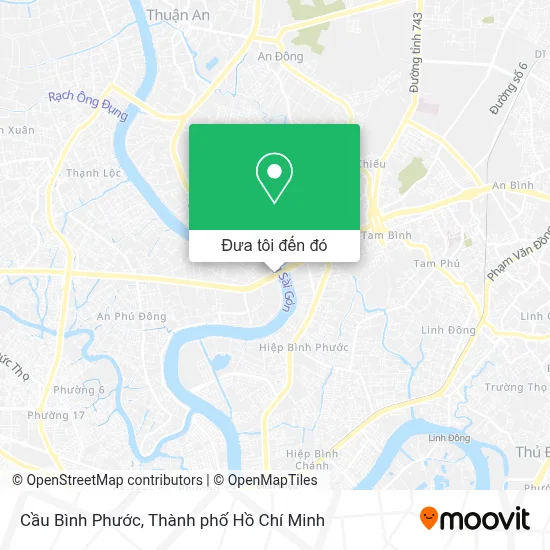 Bản đồ Cầu Bình Phước