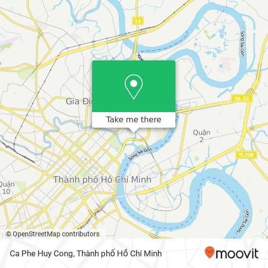Bản đồ Ca Phe Huy Cong