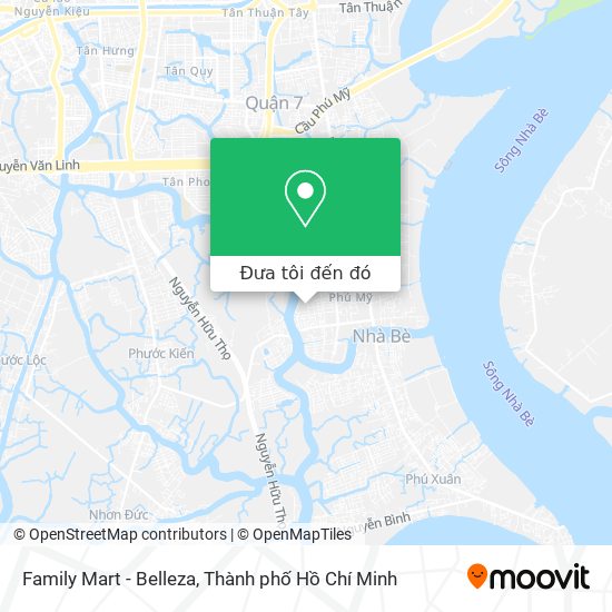 Bản đồ Family Mart - Belleza