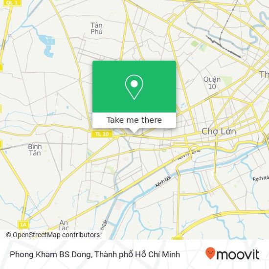 Bản đồ Phong Kham BS Dong