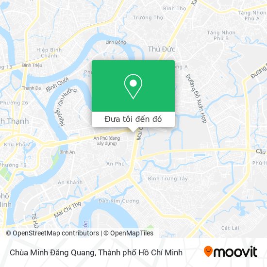Bản đồ Chùa Minh Đăng Quang