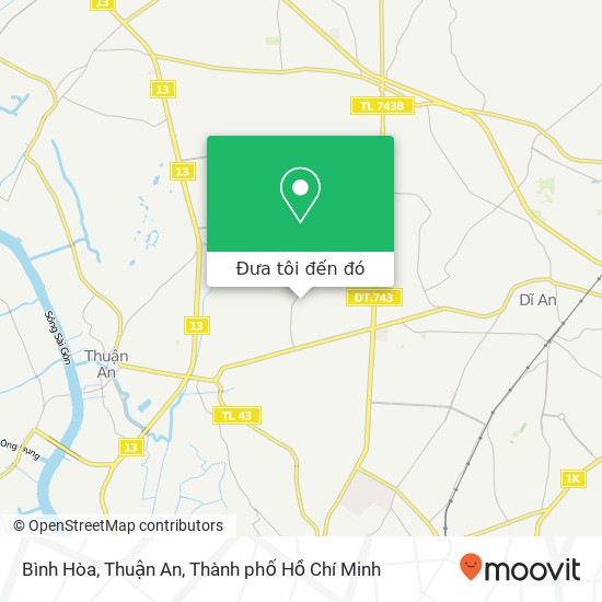 Bản đồ Bình Hòa, Thuận An