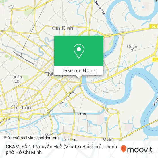 Bản đồ CBAM, Số 10 Nguyễn Huệ (Vinatex Building)