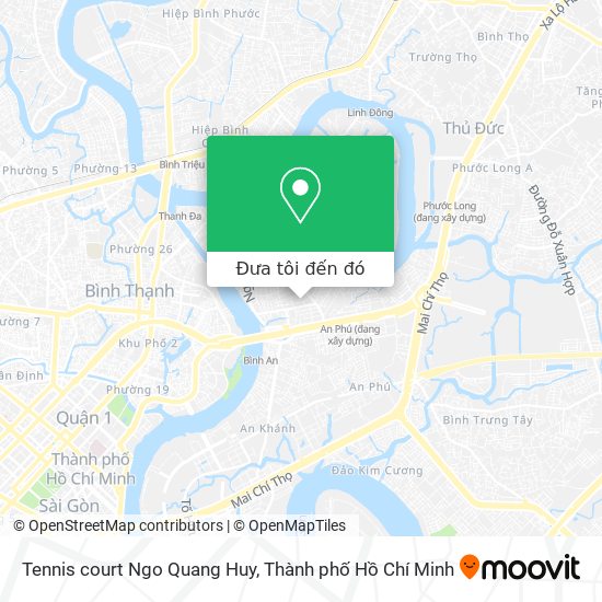 Bản đồ Tennis court Ngo Quang Huy