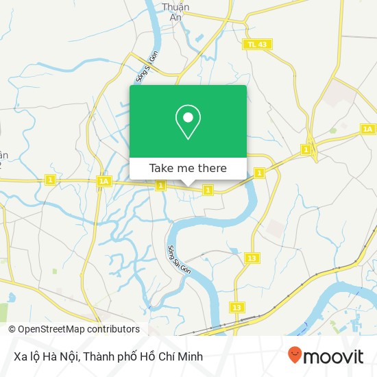 Bản đồ Xa lộ Hà Nội