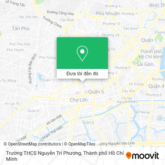 Bản đồ Trường THCS Nguyễn Tri Phương