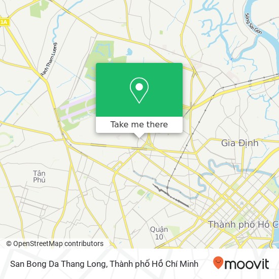 Bản đồ San Bong Da Thang Long