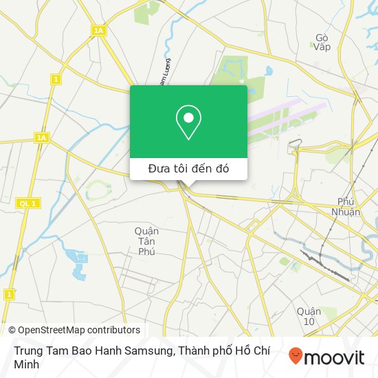 Bản đồ Trung Tam Bao Hanh Samsung