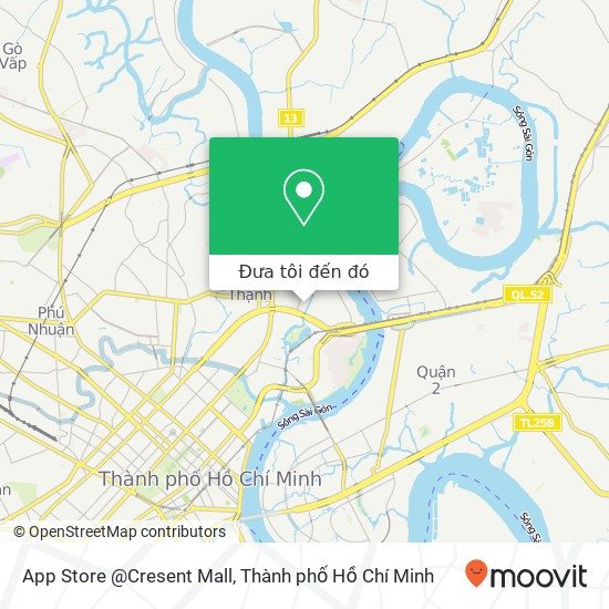 Bản đồ App Store @Cresent Mall