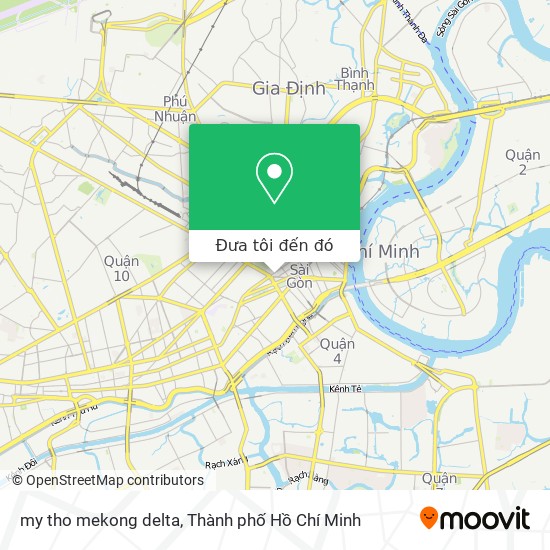 Bản đồ my tho mekong delta