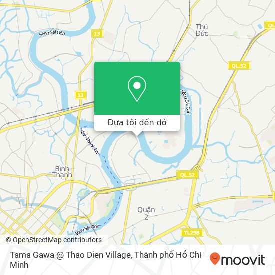 Bản đồ Tama Gawa @ Thao Dien Village