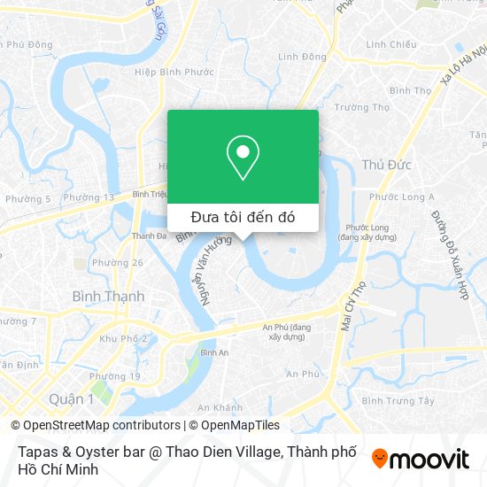 Bản đồ Tapas & Oyster bar @ Thao Dien Village