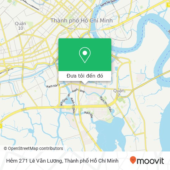 Bản đồ Hẻm 271 Lê Văn Lương