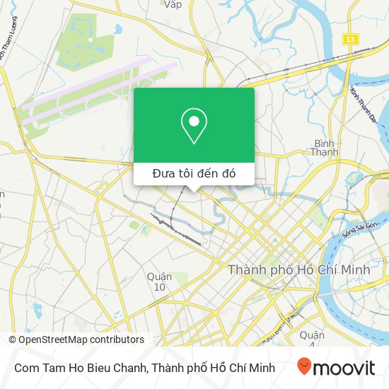 Bản đồ Com Tam Ho Bieu Chanh