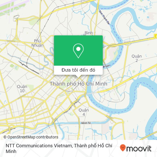 Bản đồ NTT Communications Vietnam