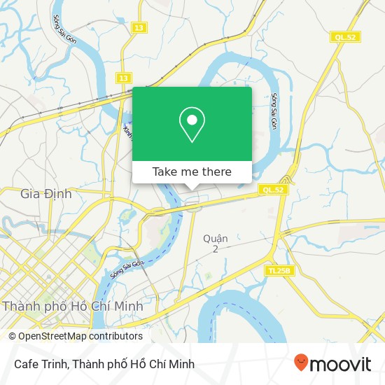 Bản đồ Cafe Trinh