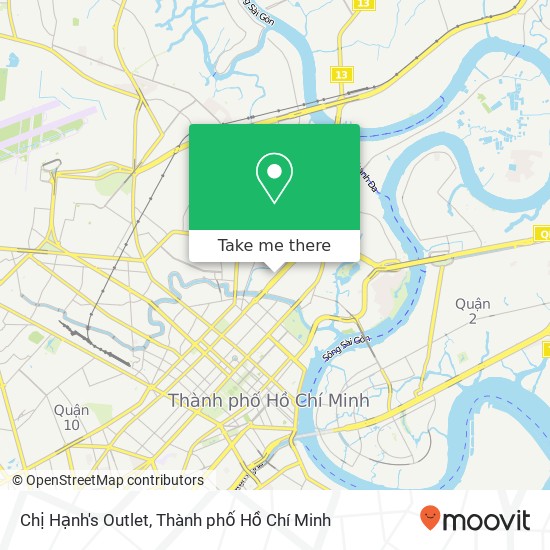 Bản đồ Chị Hạnh's Outlet