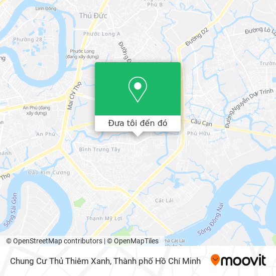 Bản đồ Chung Cư Thủ Thiêm Xanh