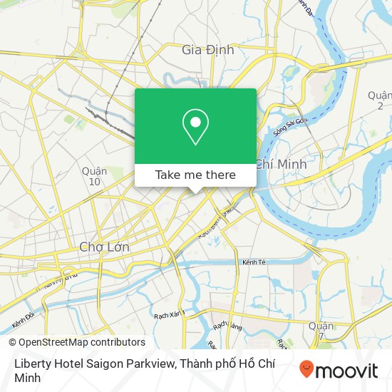 Bản đồ Liberty Hotel Saigon Parkview